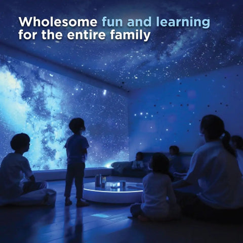Turn Your Bedroom Into A Full On Planetarium With This 6 Inch Dual Mode Projector That Rotates Northern And Southern Star Maps And Displays James Webb Space Telescope Images For A Fun Yet Practical STEM Learning Tool, family viewing room