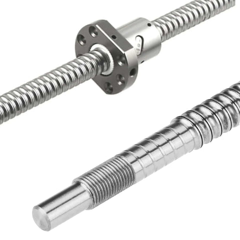 SFU1605 Ball Screw Kit 16mm Diameter 5mm Pitch 500mm Length with Nut Housing BK12 BF12 for CNC Machines