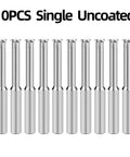 Pro Grade Carbide Threaded Milling Cutter With Single Tooth Three Full Thread For CNC Cutting Tools 10 Piece Uncoated Set