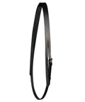 Replacement Black Pony Headpiece for Essential Bridle with stainless steel buckle, shown in pony size, durable horse tack upgrade