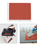 Silicone Heat Press Mat 24x16 Inch Double Sided Fireproof And Heat Resistant Up To 572F Washable Pad for pressing and ironing.