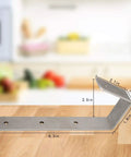 Hella Tight Bunk Bed Ladder Hooks Crafted From Solid Stainless Steel Heavy Duty Brackets For Dorm Rooms And Teen Spaces Featuring Flexible Swivel Clamps And Full Hardware Pack For Zero Wobble Stability, measuring 6.3 x 2.5 inches.