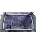 Heavy-Duty Carry-On Wheeled Bag With Huge Capacity, Telescoping Handle, And Rugged Build For Safe Travel Gear showing interior with compression straps