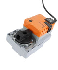 Close-up of Heavy Duty Nr230A Rotary Actuator Ball Valve with motor, 10Nm torque and AC100V-240V for ventilation.