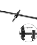 Adjustable Circle Hole Cutter For Wood And Drywall From One And Three Sixteenth Inch To Twelve Inch With One Eighth To Two Inch Cutting Depth And Three Eighth Inch Shank Includes Drill Bit And Hex Wrench For Plaster Plastic Plywood Pro Grade Aracombie, side view showing adjustable feature.