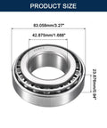 Tapered Roller Bearing Cone And Cup Set With 1.688 Inch Bore And 3.27 Inch OD 0.94 Inch Cup Width Chrome Steel dimensions