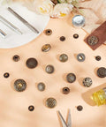 36 Piece Leather Snap Fasteners Kit With 18mm Snaps And Press Studs For Leather Craft Jackets Jeans Bags And Clothes Hidden Button Set