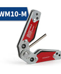 Rock Solid Magnetic Welding Positioner With Smooth 20 To 200 Degree Adjustments Hassle Free Hex Key Lock Secure Grip For Fast Metal Fabrication And Custom Craft Projects All Day Long, showing angle adjustment feature.