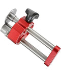 Sheet Metal Roller And Bender, 0 To 100 Degree Angled Bending Tool in red, portable design for roofing and fabrication