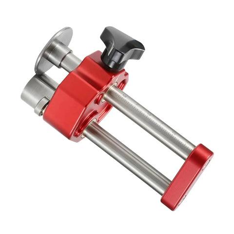 Sheet Metal Roller And Bender, 0 To 100 Degree Angled Bending Tool in red, portable design for roofing and fabrication