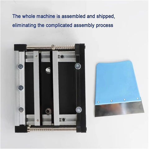 SMT Steel Mesh Solder Paste Printing Table For PCB Assembly, Manual Stencil Printer With Precise Positioning, 15cm Work Area