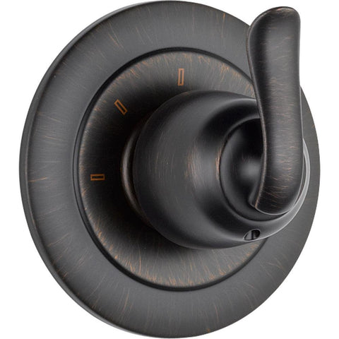 Linden Single Handle Shower Diverter Valve In Venetian Bronze Finish For Custom Shower Upgrades T11894 RB