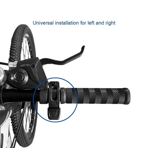 Thumb Throttle For E Bikes And Scooters With 3 Pin SM Plug 12V To 72V Range Left Or Right Speed Accelerator Fits 22mm Handlebars Smooth Responsive Acceleration For City Cruising And Off Road Adventures