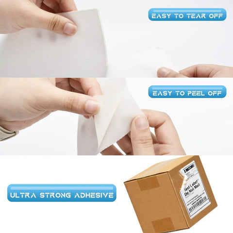 Direct Thermal Shipping Labels Four By Six Inches Two Hundred Fifty Count Perforated Sheets Smudge Proof Coating Straight Shooting Adhesion Run Amazon Shopify And Ups Shipments Flawless While You Handle Business All Day Long