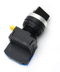 22mm 2 Position Maintained Latching Rotary Selector Switch 1NO 10A 660V Heavy Duty For Industrial Control Panels