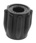 Black rubber scuba tank valve attachment for diving cylinders, lightweight replacement part for enhanced safety and performance