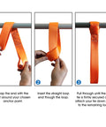 Step-by-step guide using Soft Loops Tie Down Straps 4 Pack 12,000 Lbs Max Strength 18 Inch By 1.7 Inch Heavy Duty Motorcycle Tie Downs.