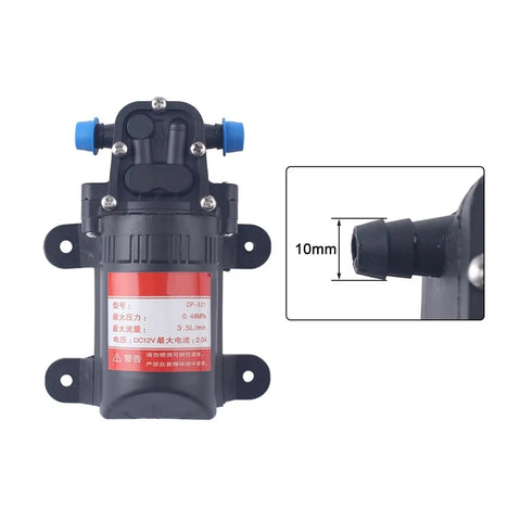 Get Ready For Precision With This Automatic 3.5L Min 70 Psi 12V Diaphragm Water Pressure Pump Featuring High Flow Rate And Quiet Operation Perfect For RVs Cars And Home Use
