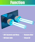 50 Watt HVAC Quartz Duct Light Bulb 253.7nm And 254nm UVC Germ Busting for Furnace and AC Systems with dual UV lights
