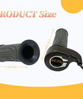 20X Full Twist Throttle Grip For Ebikes And Electric Scooters, 12V-72V Compatible, 3-Pin Waterproof Connector, 22.2mm Handlebar size