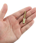 Heavy Duty Door Hinge Security Screws With Tamper Proof Zinc Metal Build To Lock Down Your Entryway Fast Includes Six Tough As Nails Anti Theft Safety Pins For Solid Door Reinforcement Projects in hand.