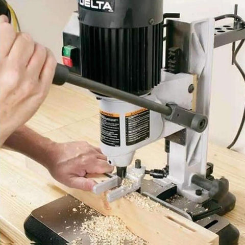 Top Shelf 3/4 Inch Woodworking Mortising Chisel Built Different For Killer Square Holes Sharpened High Speed Steel in use.