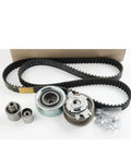 Premium V Belt Drive Kit Plus Water Pump And Timing Belt Tensioner Idler Rollers For VW Seat 1.6Td I 2.0Td I 03L198119C 119F on white