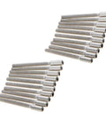 20 Pieces Watch Stem Extenders For 0.9mm Thread And 11.5mm Length Metal Winding Stems For Repairing Broken Crowns DIY Watchmaking Gear
