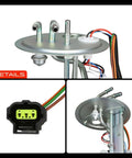 Tough As Nails Electric Fuel Pump Module Assembly With Sender features metal components and multi-colored wiring for Ford Ranger and Mazda B2500.