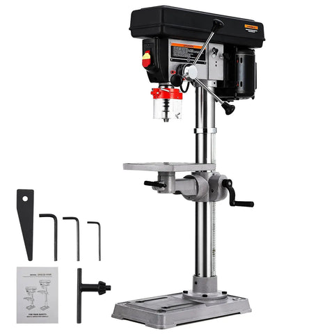 Beast 13 Inch Benchtop Drill Press With 7.5 Amp 120V Motor, Variable Speed 288-3084 RPM, Cast Iron Frame, 0-45 Degree Tilting Table