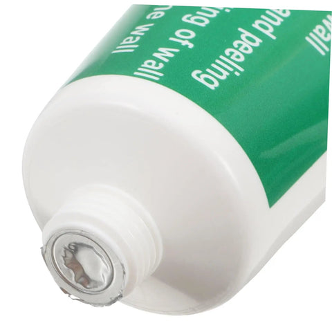 Open tube of Drywall Repair Putty Paste For Quick Hole Patching And Wall Mending Cream Safe Ingredients Easy No Mess.