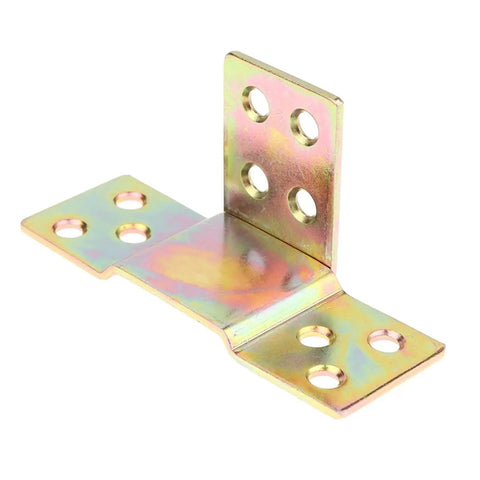 Plug And Play Bed Hinge Kit Featuring Rock Solid Latch Design showing durable metal hinge for universal furniture connectors.