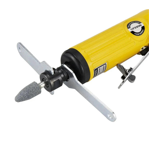No Nonsense 25000 RPM Pneumatic Die Grinder For Precision Milling Engraving And Ultra Smooth Polishing Delivering Drop Dead Reliability For Every Professional Shop Floor Task close-up view with diamond grinding bit.