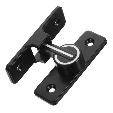 Heavy Duty Stainless Steel Slide Bolt Lock With Glow In Dark Night Light Feature And Pick Proof Ball Catch For Sliding Barn Doors Screens And Garden Gates No Sweat Install Smooth Glide Action, black latch design.