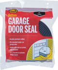 9 Foot Black Rubber Garage Door Bottom Seal For Weatherproofing And Draft Blocking That Stops Moisture Dust And Insects Easy Nail Or Screw Install Cut To Length For A Snug Fit Durable Outdoor Door Seal package