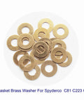 EDC Pocket Knife Brass Washer Set For Pivot Pins 20 Pcs Replacement Gaskets For C81 C223 C85 Meson Shim Cushions