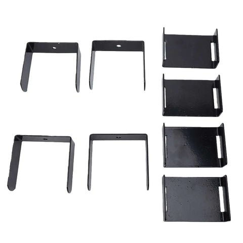 Heavy Duty Stainless Steel Leaf Spring Clamp Kit Adjustable Stabilizer For Trucks Trailers Upfitting Upgrade Ride Quality And Load Bearing Stability Right Now, black metal brackets