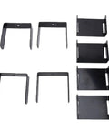 Lock Down Your Heavy Duty Ride With These Sturdy Stainless Steel Leaf Spring Clamps To Slash Bounce, Boost Stability, And Bring Serious Control To Trucks Campers And Trailers For Smooth Safe Drives Anywhere You Go., set of black stainless steel leaf spring clamps