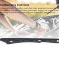 Ergonomic Push Stick For Table Saw, Band Saw, And Miter Saw For Safe, Precise Cuts With High Visibility, hands holding tool