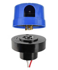 Outdoor Dusk To Dawn Photocell Sensor Receptacle Set With Base Twist Lock Auto On Off Photo Control For LED Lighting, close-up view