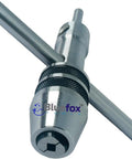 Real Deal Two Piece Pilot Spindle Tap Wrench Set Rock Solid For Shop Floor Use Featuring Quick One Sixteenth To Half Inch Opening Range