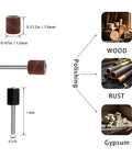 Sanding drums for 66 Piece All In One Rotary Tool Accessory Kit with polishing uses for wood, rust, and gypsum