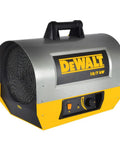 Heavy Duty 10 Kilowatt Forced Air Electric Construction Heater with handle and thermostat for jobsite use.