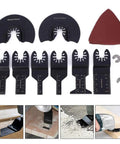 33 Piece Universal Oscillating Multitool Blade Set Heavy-Duty With High Carbon Steel Blades displayed on a white background