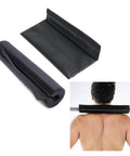 Barbell Squat Pad for Weightlifting Shoulder and Neck Protection showing breathable fabric and user in gym setting