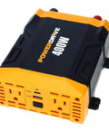 Rock Solid 400w Power Inverter Transforms 12v Dc To 110v Ac For Your Ride with dual outlets and USB ports.