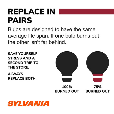 Diagram explaining replacing bulbs with text and graphics; part of "Long Life Miniature Bulbs For Interior Lighting Pack Of Two Ideal For Map Lights Dome Lights And License Plate Illumination Great For Cars Vans And SUVs With Easy Replacement And Durable Long Lasting Performance."