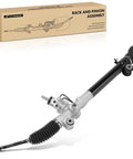 Toyota Sienna Hydraulic Power Steering Rack And Pinion With Inner Tie Rods And Dust Boots For Left Hand Drive Only 2004 2006 3.3L And 2007 2010 3.5L Replacement shown with packaging