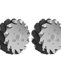 127mm Omnidirectional Wheels For Robotic Cars 45Kg Load 2 Pack Mecanum Wheel Kit For Education Projects Four Way Mobility Quiet And Stable