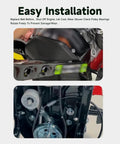 Easy installation guide for Rear Tine Tiller Drive Belt Replacement For Earthquake Versa Tiller Cultivator 99cc Engine 12x728